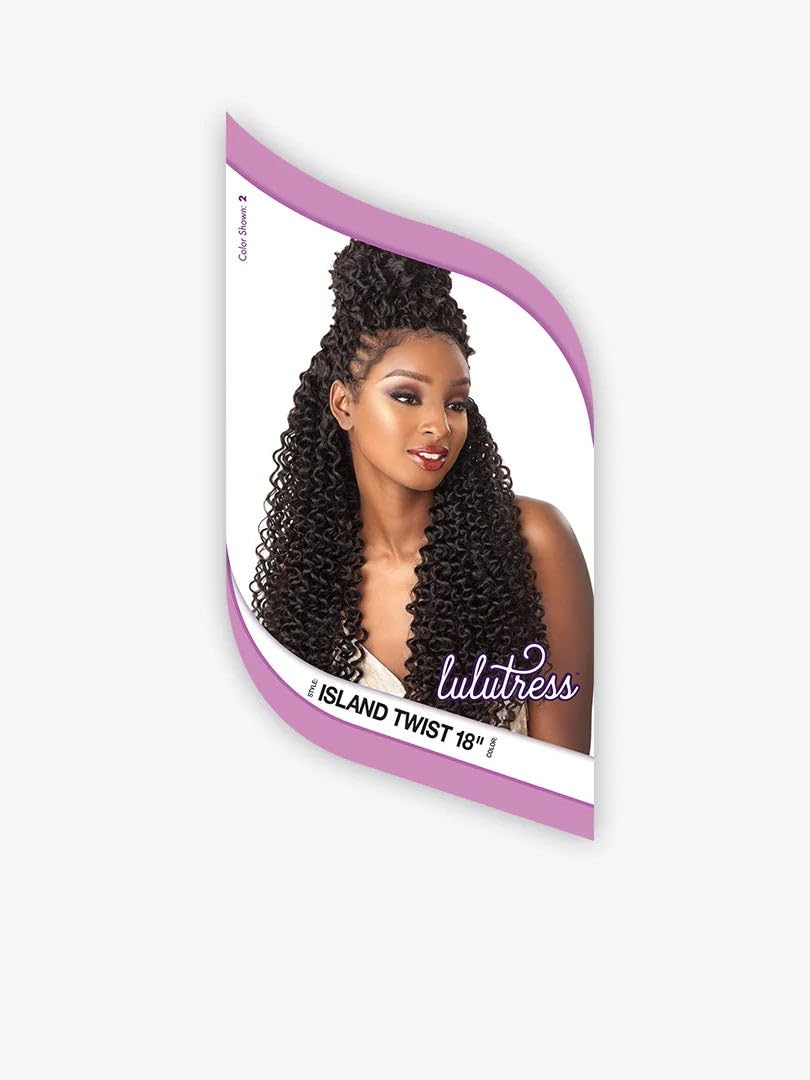 Amazon.com : SENSATIONNEL LULUTRESS CROCHET BRAID ISLAND TWIST 18